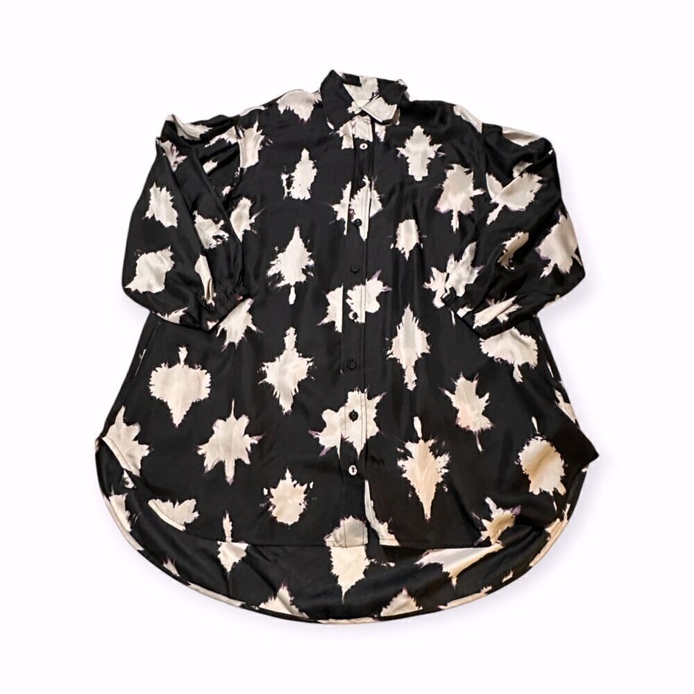 Ulla Johnson Alejandra silk dress, Size‎ 0, Noir Blur, NWT - Picture 8 of 16